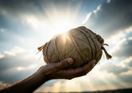 Esboço de pregação sobre Salmos 37:5 representando entrega total.