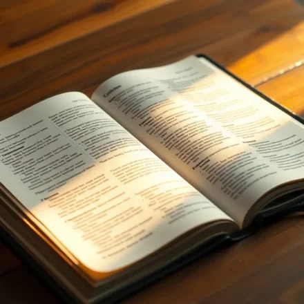 Estudo bíblico de Colossenses 2:6-15 em uma Bíblia aberta.