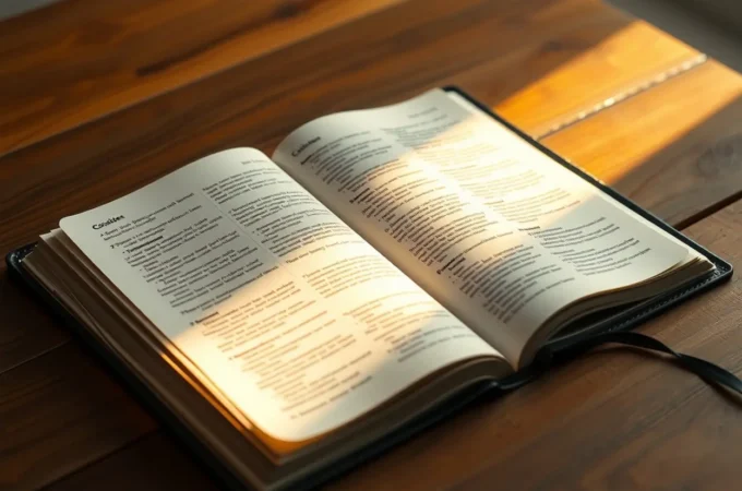 Firmados em Cristo: Estudo e Esboço Bíblico de Colossenses 2:6-15 Estudo bíblico de Colossenses 2:6-15 em uma Bíblia aberta.