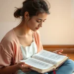 Pedras Vivas: Esboço de Pregação sobre 1 Pedro 2:1-10 Pessoa em oração, superando distrações