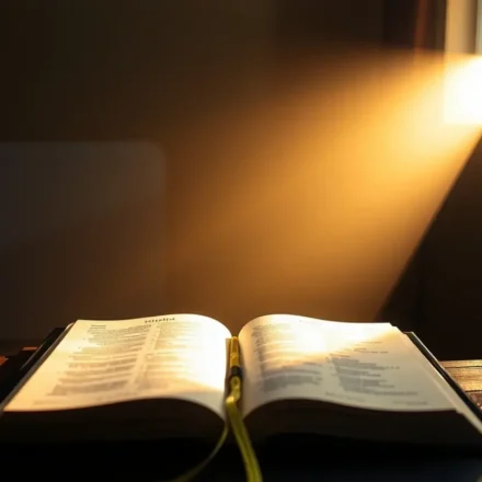 Bíblia aberta em 1 João 1:9 para pregação sobre 1 João 1:9
