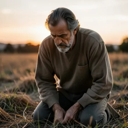 O Descanso para a Alma: Pregação sobre Mateus 11:28-30 Homem encontrando descanso espiritual em pregação sobre Mateus 11:28-30