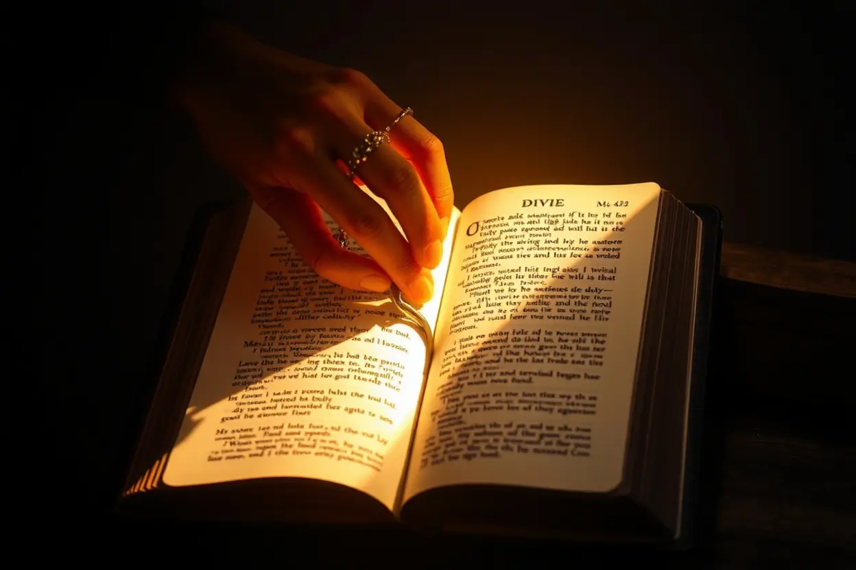 Revelação da Misericórdia Divina Bíblia aberta destacando a misericórdia de Deus no Salmo 103