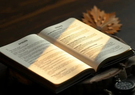 A Unidade do Corpo: Sermão Expositivo de Efésios 4:1-16 Bíblia aberta para sermão expositivo de Efésios 4:1-16.