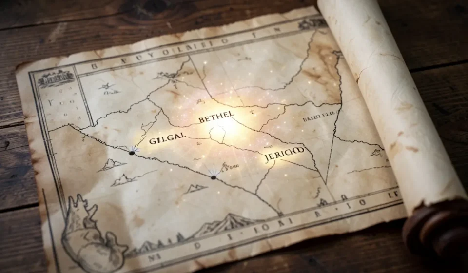 Contexto geográfico de Gilgal, Betel e Jericó em 2 Reis