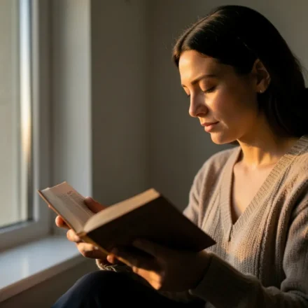 Natureza Espiritual: Como Viver de Acordo com o Espírito de Deus Pessoa lendo a Bíblia para fortalecer a natureza espiritual